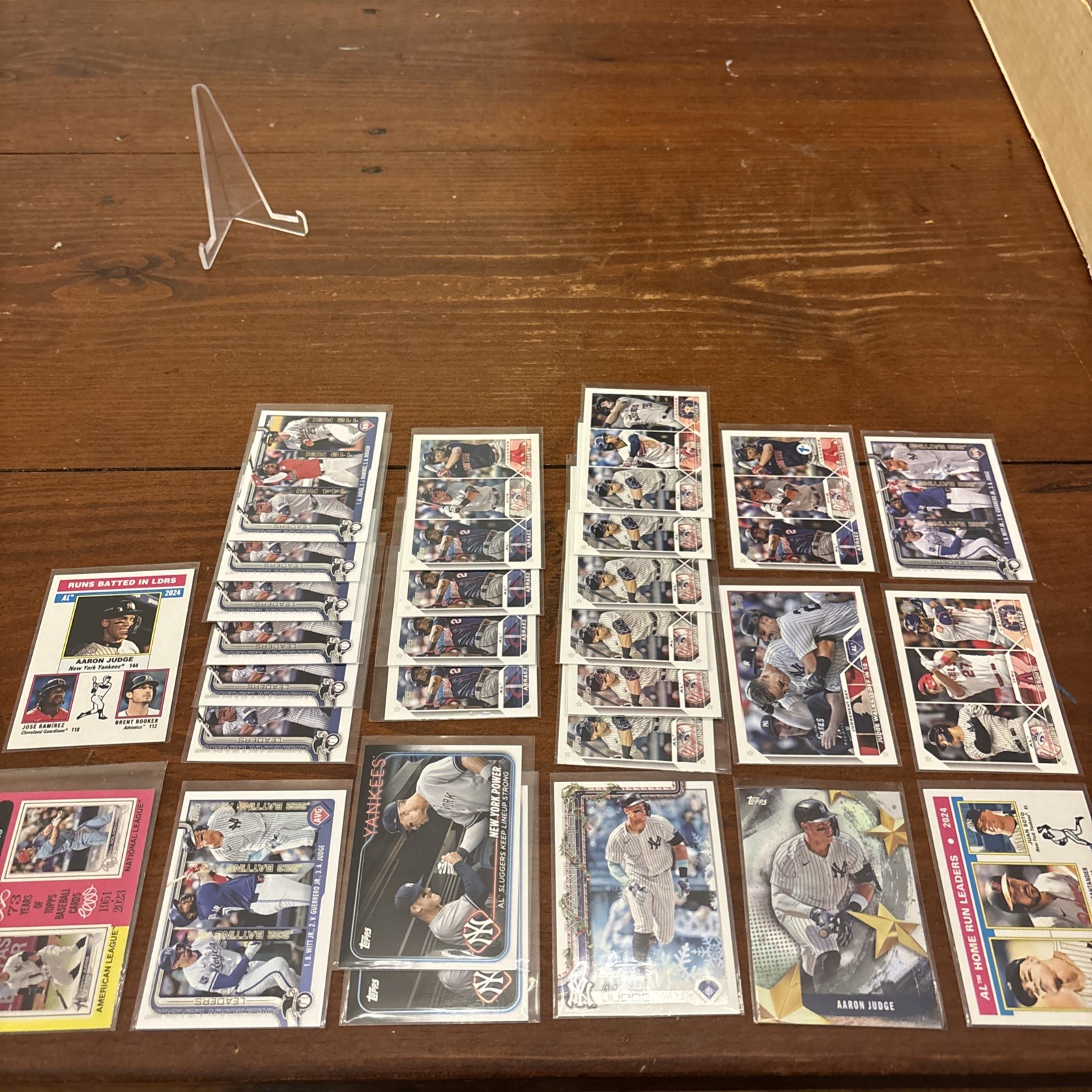AARON JUDGE LOT Of 28.Insert. 2025 Holiday, 1st Edition, Heritage, MVP