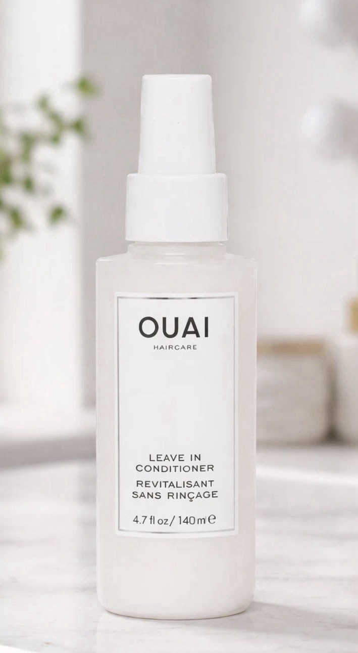 Brand OUAI Detangling and Frizz Fighting Leave In Conditioner 4.7 oz /140 ml New