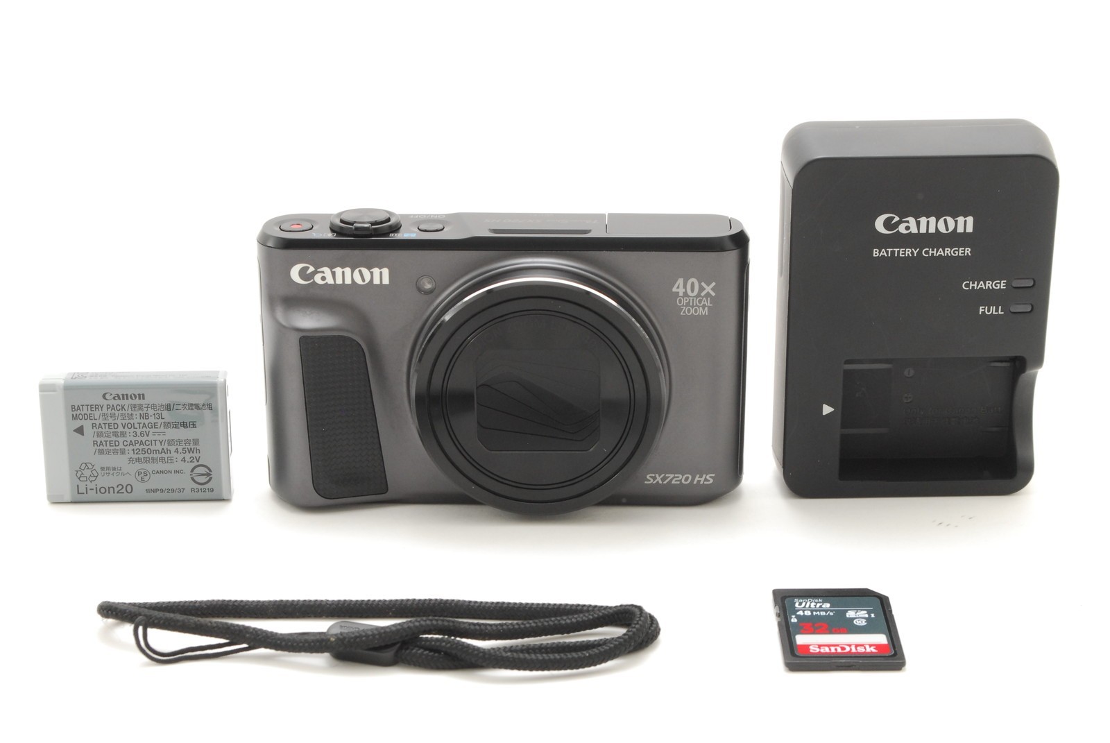 [TOP MINT w/SD] Canon PowerShot SX720 HS Black  Digital Camera Tokyo From JAPAN