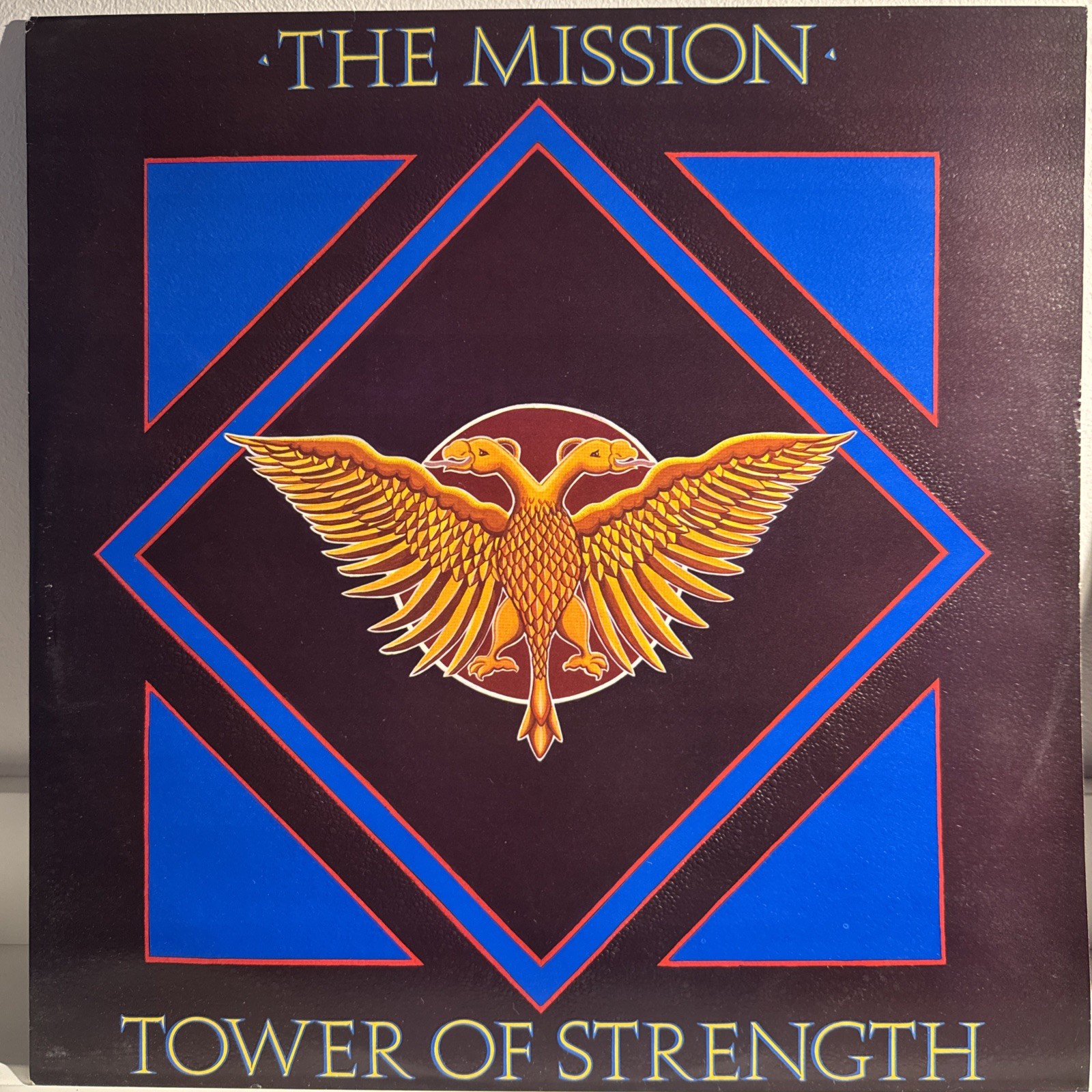 The Mission Tower Of Strength 12” Vinyl Record Single 1987 UK Embossed cleaned 