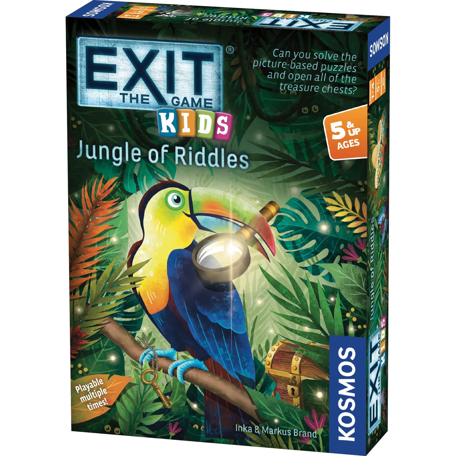 Thames & Kosmos Exit Kids Jungle Of Riddles Game Board