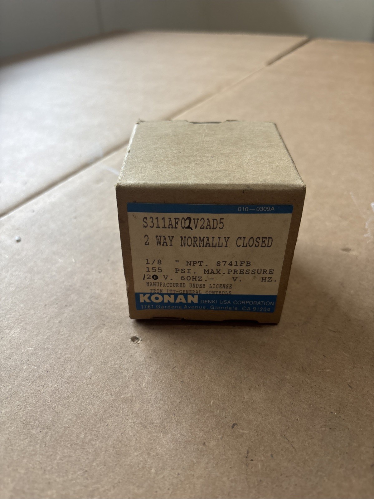 Konan S311AF02V2AD5 Solenoid Valve