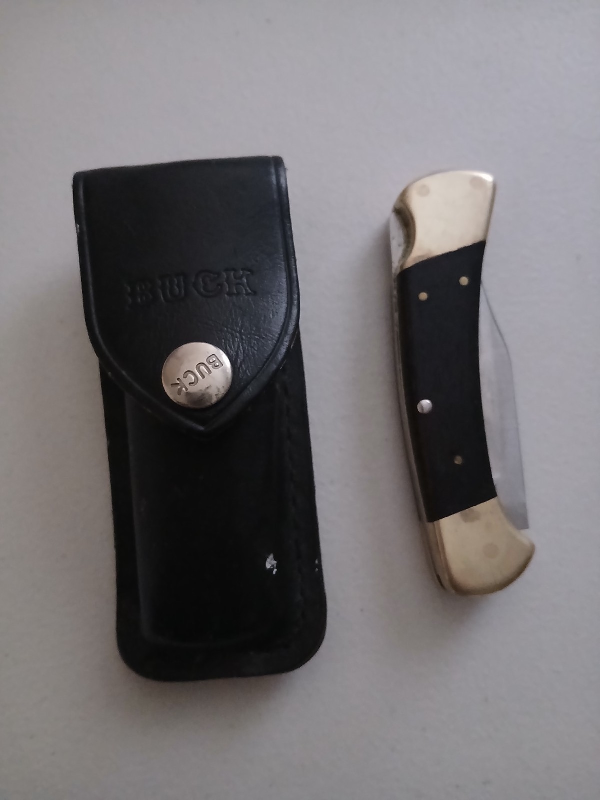 Vintage Buck 112 1974-1980. Folding Hunting Knife. Made in U,S.A.