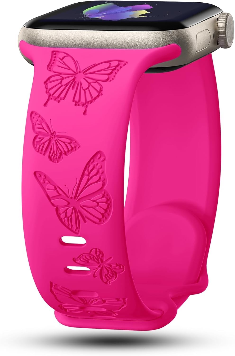 Silicone Sport Strap Compatible with Apple Watch Series 41mm 38mm