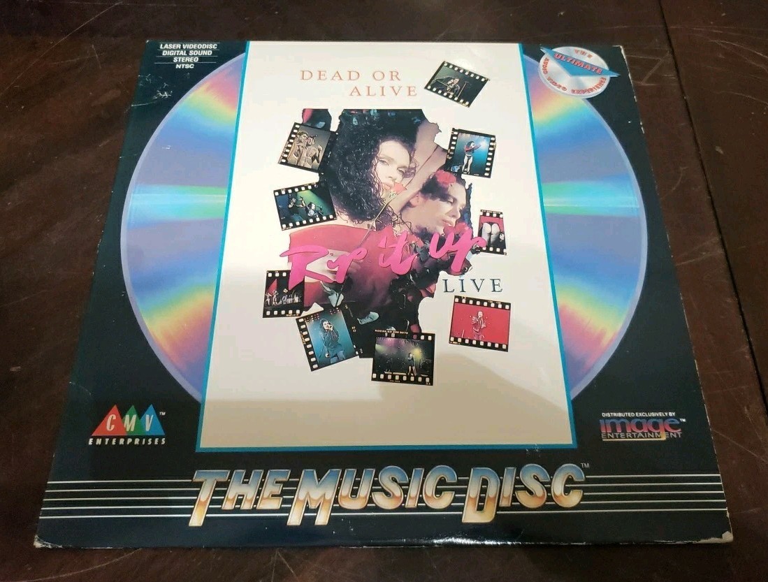 Music Laserdisc Dead Or Alive Rip It Up Live 1989 Japan Tour Tokyo Osaka W25