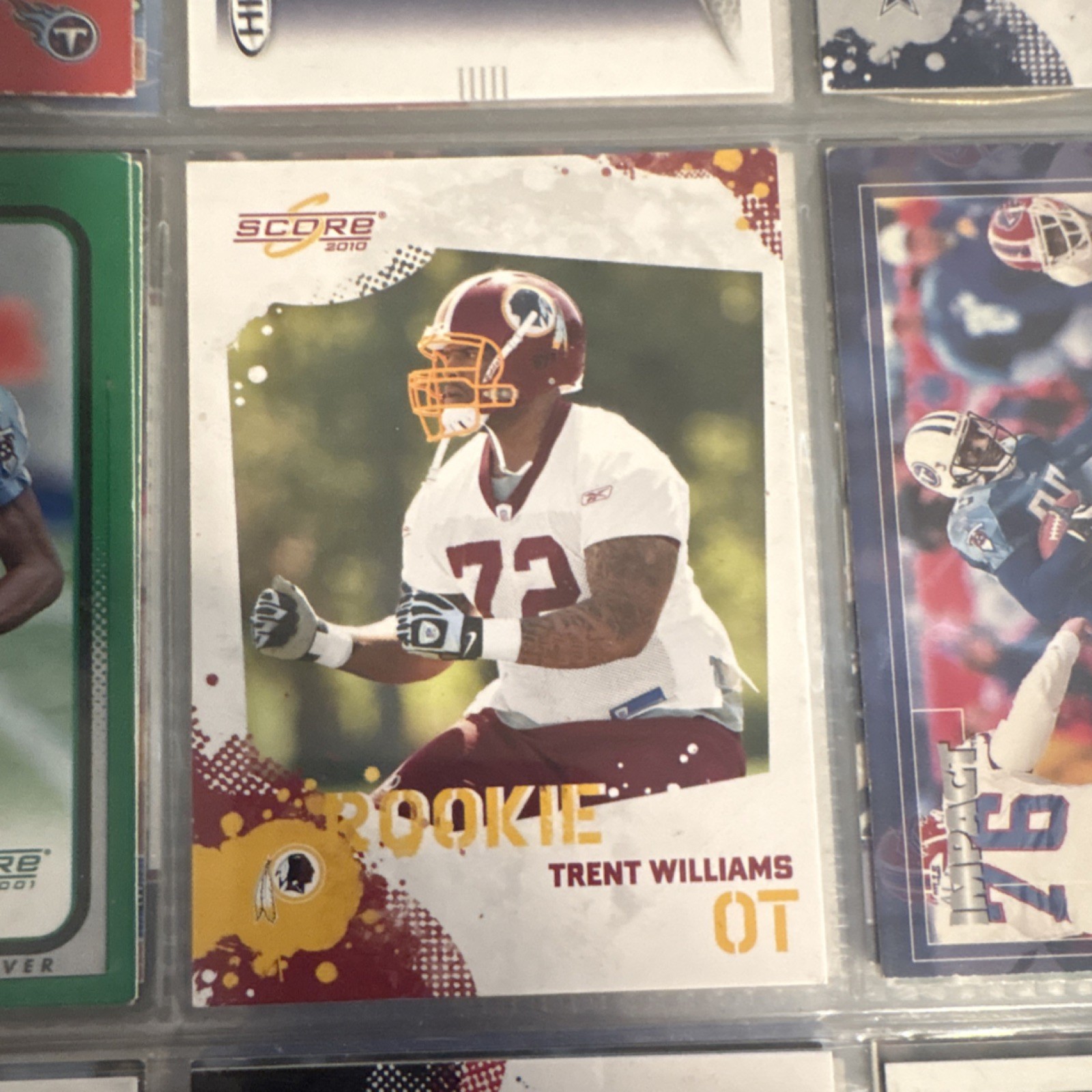 Panini 2010 Score Rookie Trent Williams #399 Washington NFL Football Card