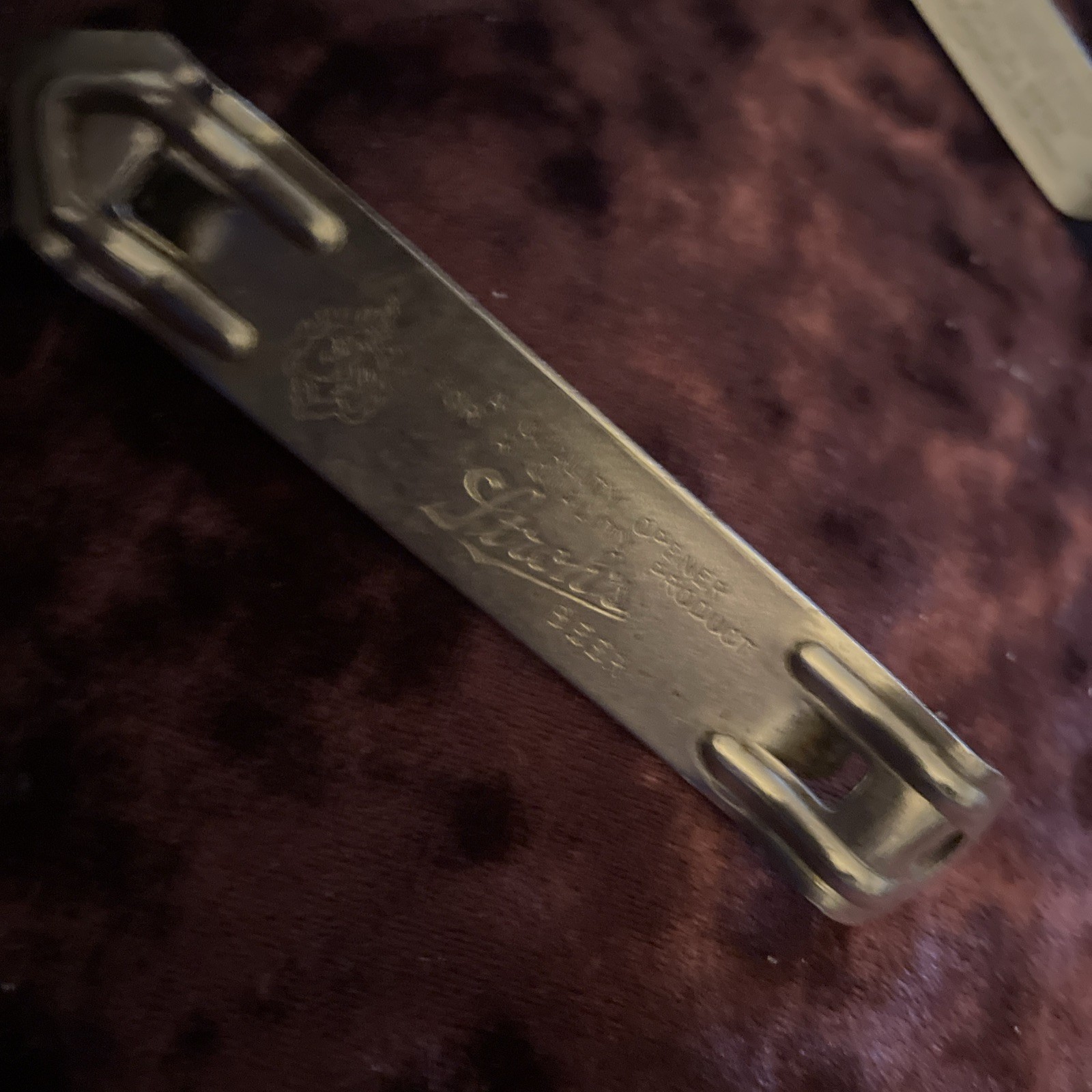 STROH's beer Detroit Vintage Metal Beer Bottle Opener Churchkey