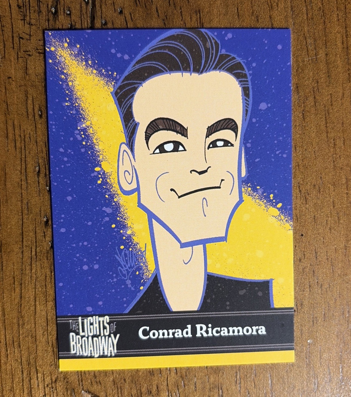 Lights of Broadway Card Conrad Ricamora 2021 Edition 