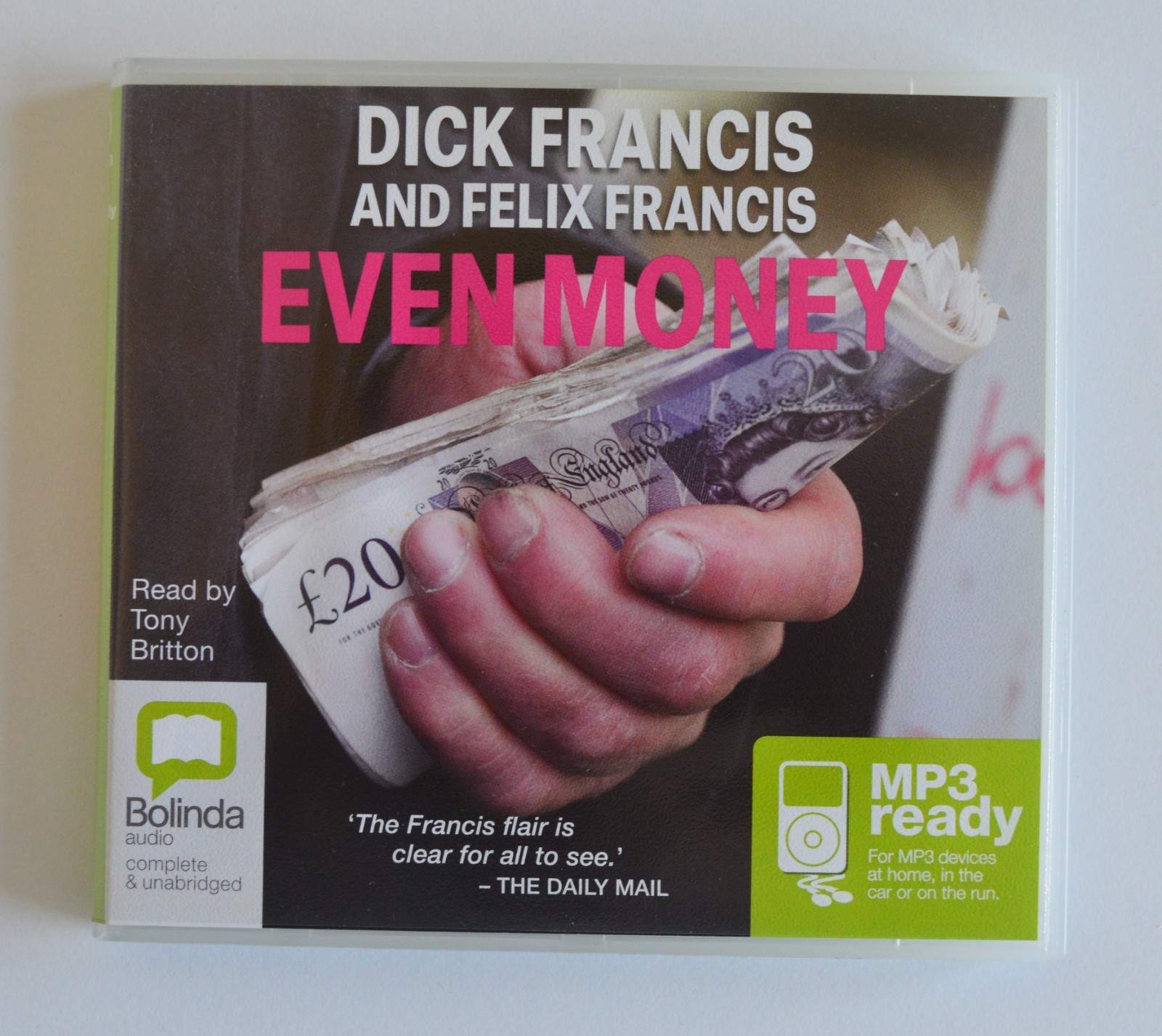 Even Money - Dick Francis & Felix Francis - Unabridged Audiobook - MP3CD