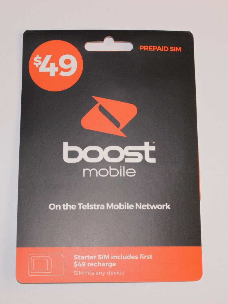 BOOST $49 PREPAID MULTI FIT Starter SIM CARD PACK *Telstra Network*. EXP 4/6/26