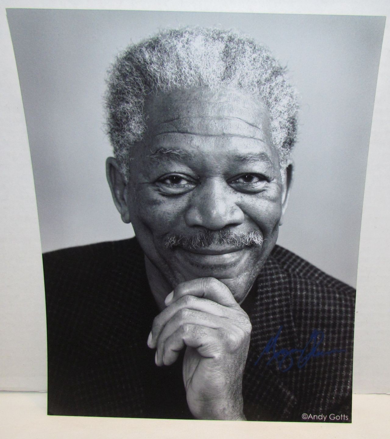 Morgan Freeman Facsimile Autographed Photo, Shawshank Redemption