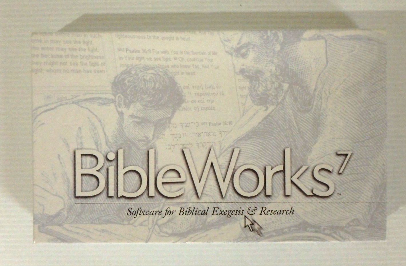 HTF  BibleWorks 7 Software Windows CD for Biblical Exegesis & Research - LN RARE