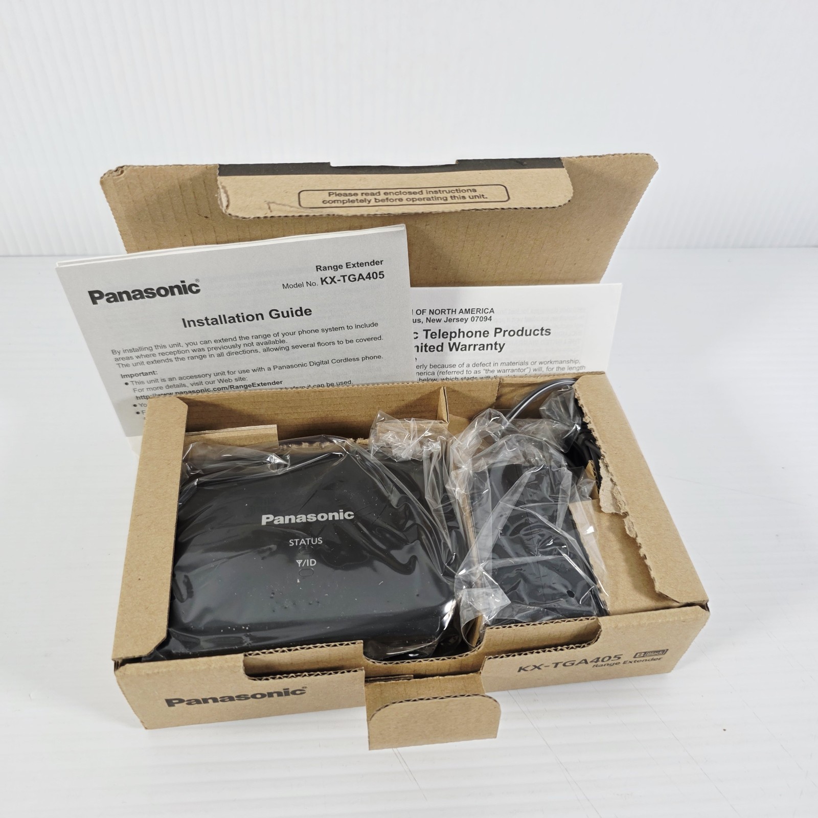  Panasonic KX-TGA405 Range Extender for DECT 6.0 Cordless Phone Systems - New 