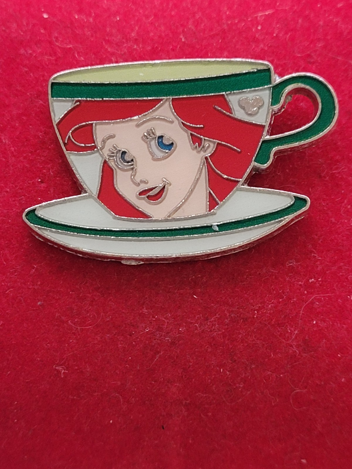Disney Trading Pin, Ariel, Teacup, Hidden Mickey, 5 of 6, 2009 68D
