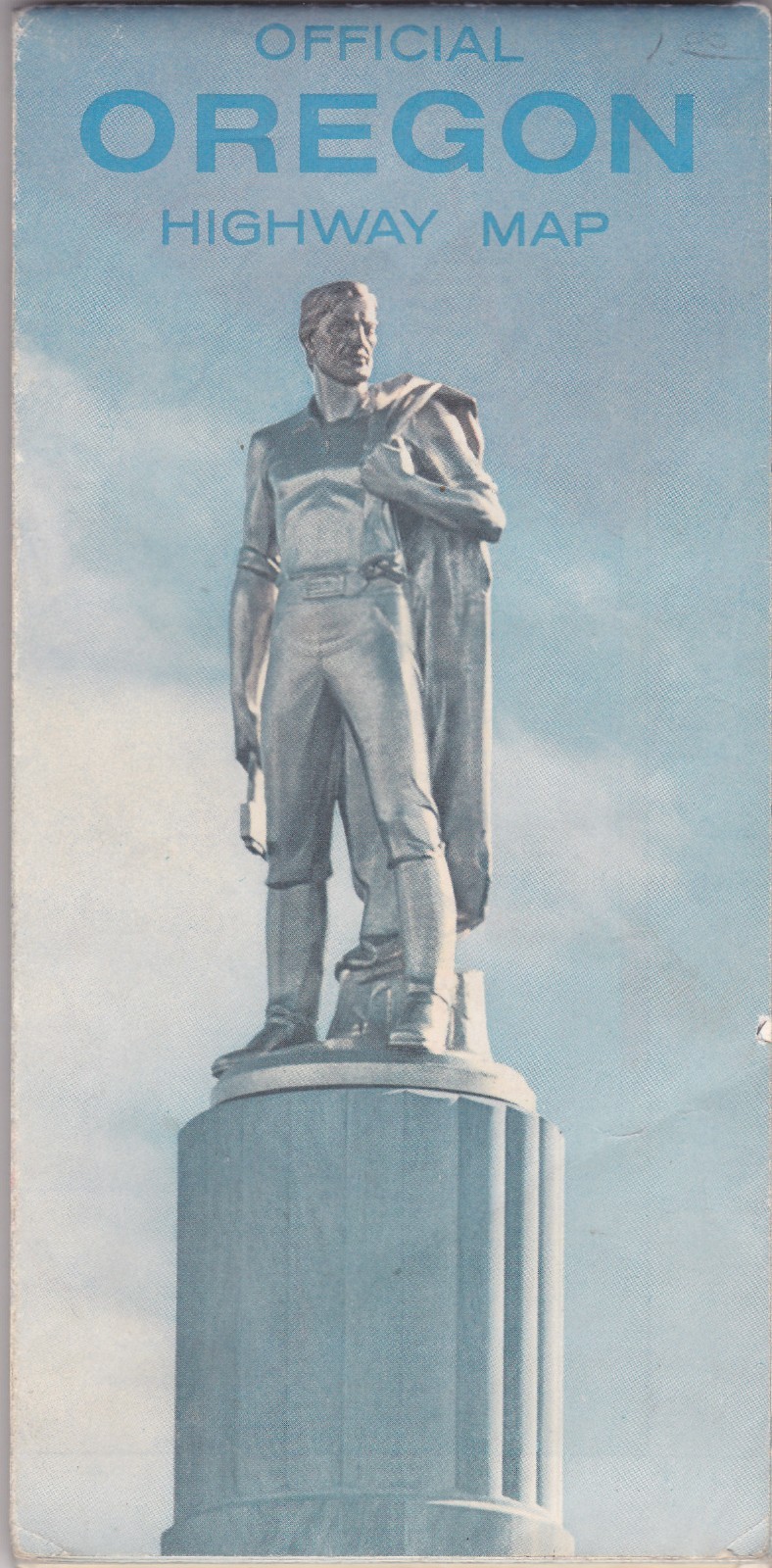 1973 Official State Issue Road Map of Oregon