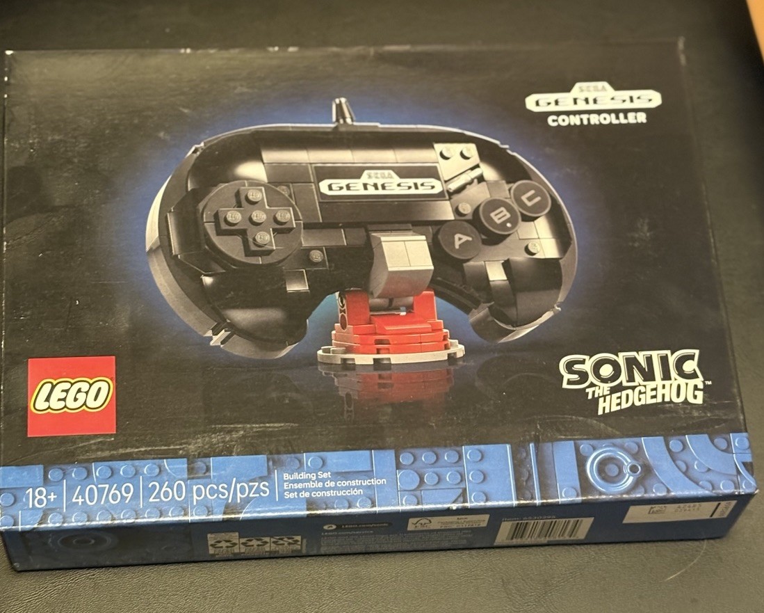 LEGO (40769) Sega Genesis Controller GWP - Sonic The Hedgehog - BRAND NEW,SEALED