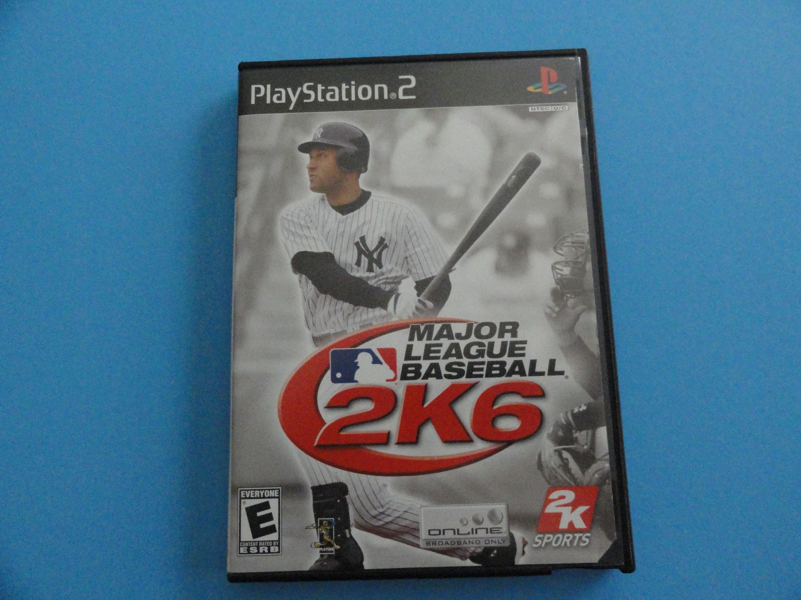 PS2 MAJOR LEAGUE BASEBALL 2K6 COVER ART IN BLOCKBUSTER VIDEO CASE