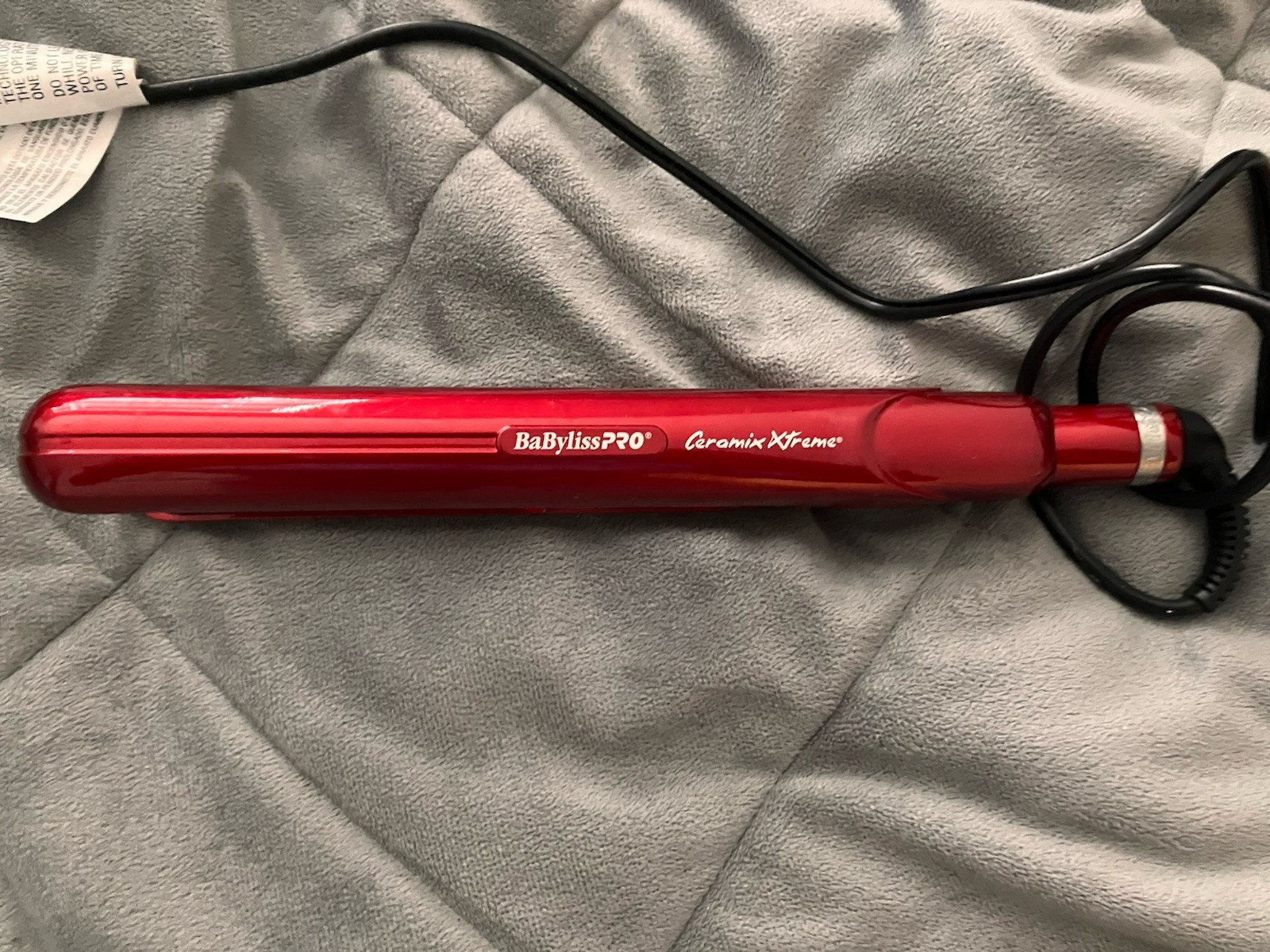 Baby Kiss Ceramix Xtreme Ceramic Flat Iron Hair Straightener Model BAB9555X Red