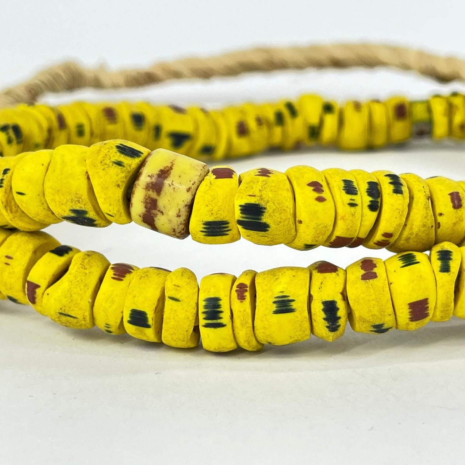 Venetian? Yellow Trade Beads