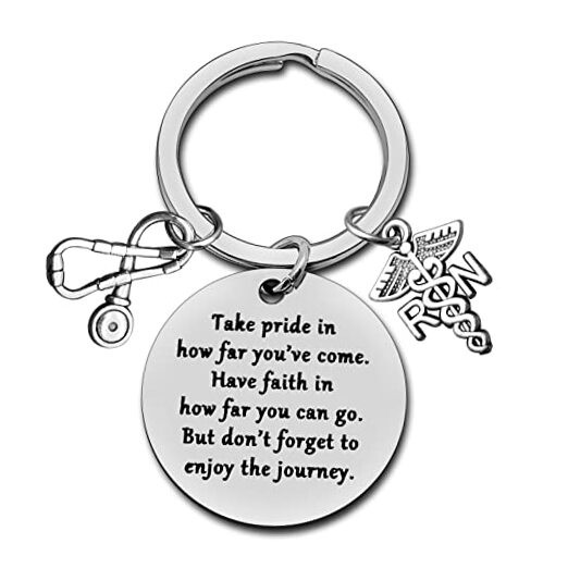 Registered Nurse Gifts Nursing Graduation Gifts RN Nurse Keychain for Women 