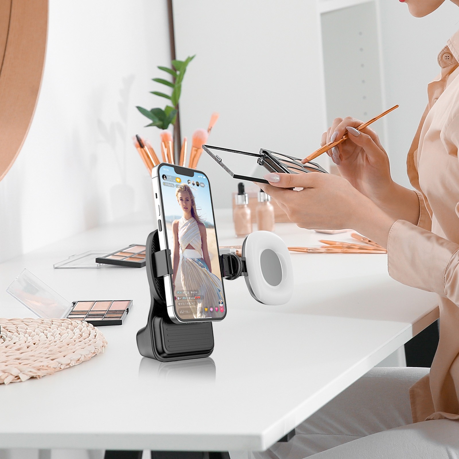 Smartphone Camera Shutter Grip Rechargeable Wireless Stand Booster methodical