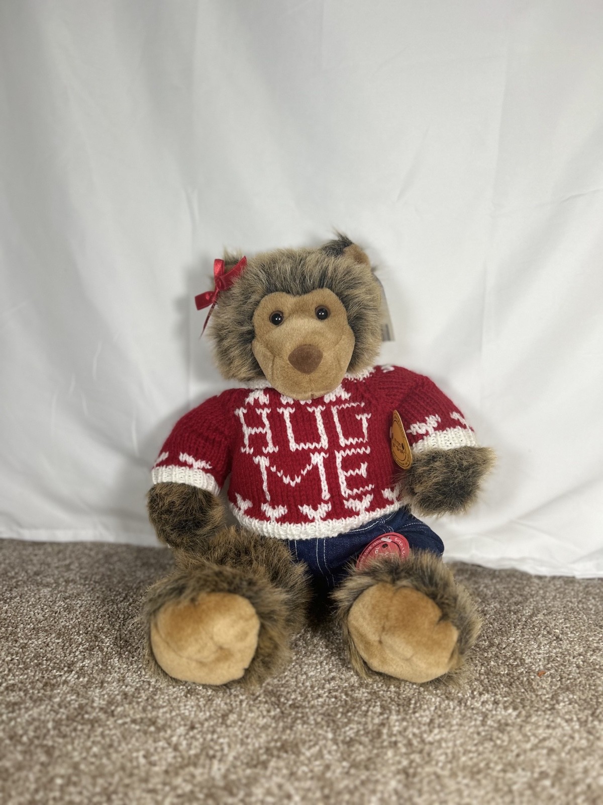 Build a Bear GRIZZLY Bear Plush Stuffed Animal 1997 Retired 18” WITH TAGS