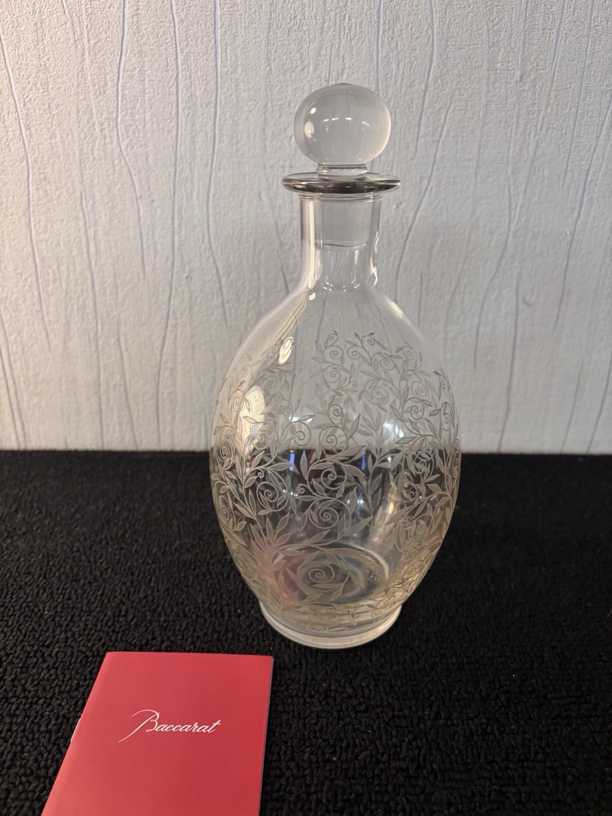 Golfe Juan Baccarat Crystal Carafe