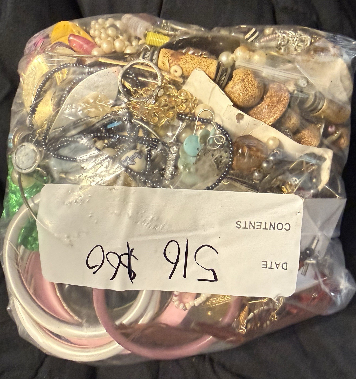 5LB Mystery Bag Of Mixed Jewelry All Wearable/Resell-able Some Are New With Tag