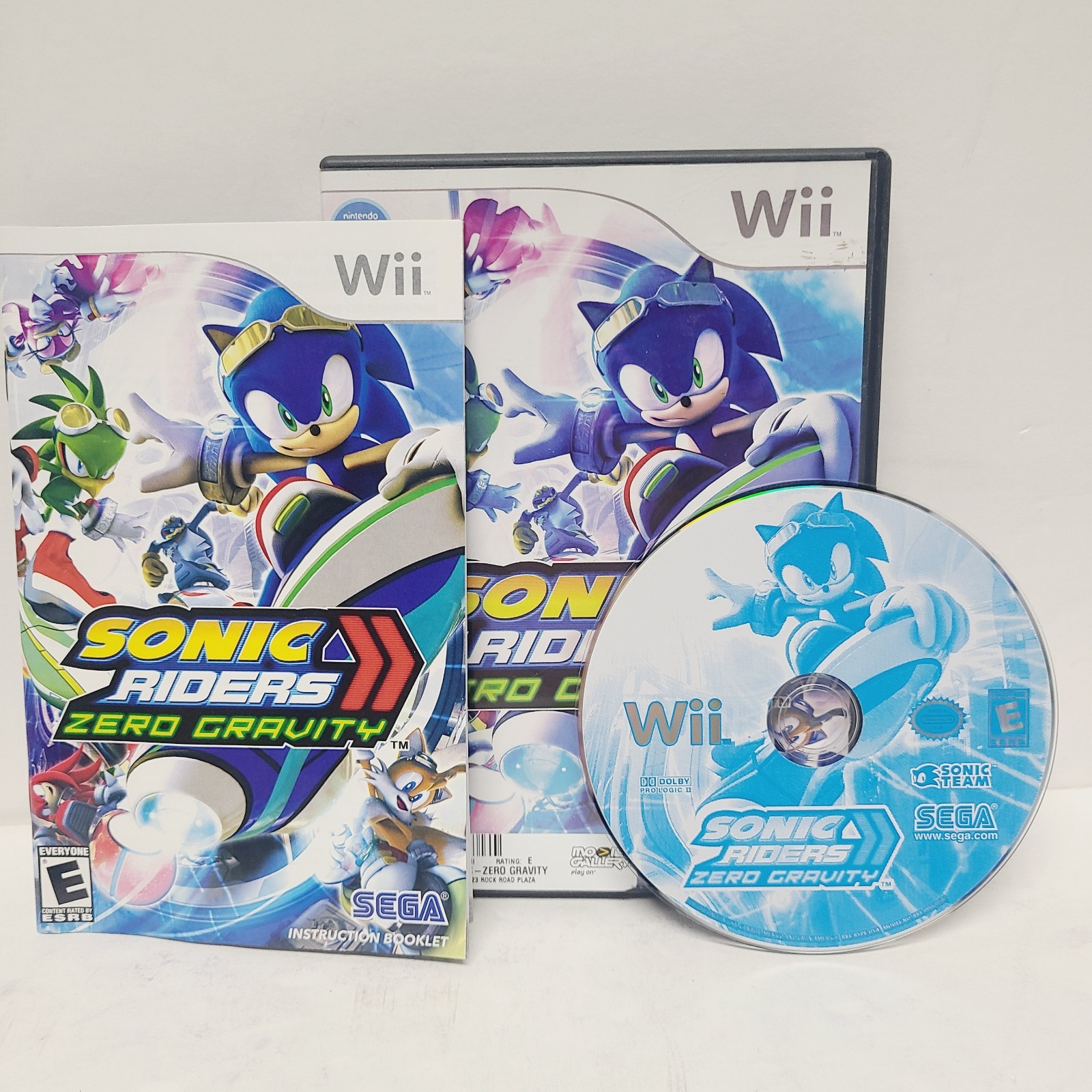 Sonic Riders: Zero Gravity (Nintendo Wii, 2008) Complete Tested Working Rental