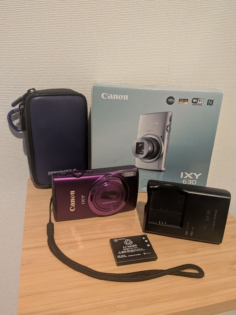 Canon IXY 630 Purple Compact Digital Camera 12x Zoom Tested Accessories