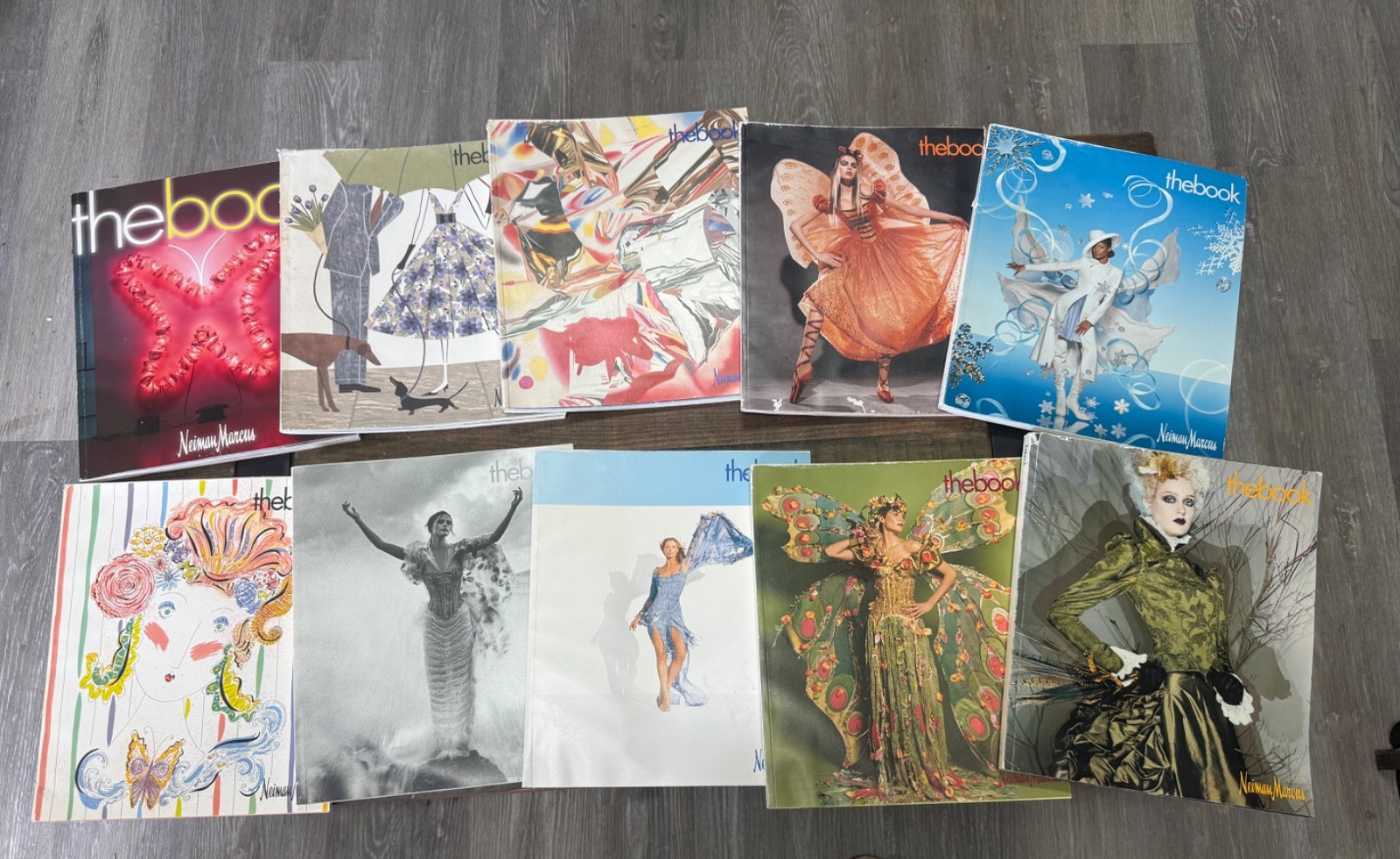 Lot of 10 Vintage Neiman Marcus Catalog Fashion Magazines 2002/2003 plus a 2012