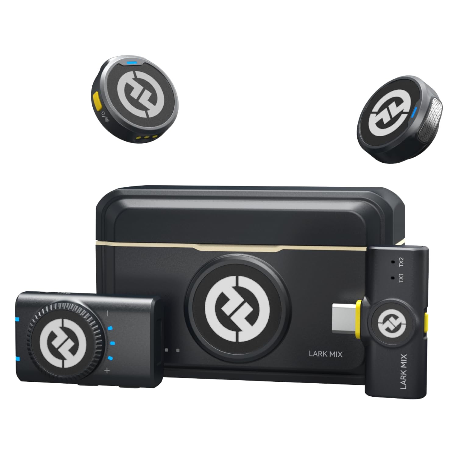 Wireless Microphone Lark M2 48kHz 24-bit 300m Range Noise Cancelling Hollyland