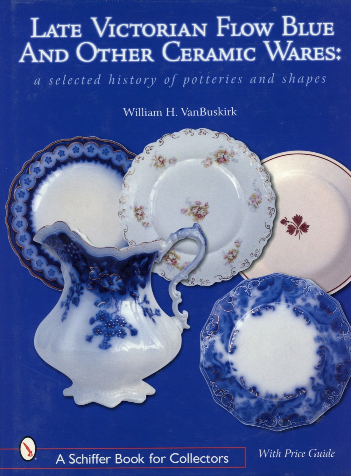 British Flow Blue & Transfer Print Pottery - Types Makers Marks / Book + Values