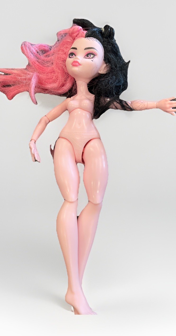 New Monster High Draculaura 2022 Creepover Party Nude Doll