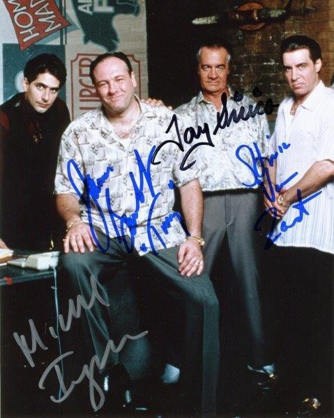 SOPRANOS Cast 8.5x11 Signed Photo Reprint
