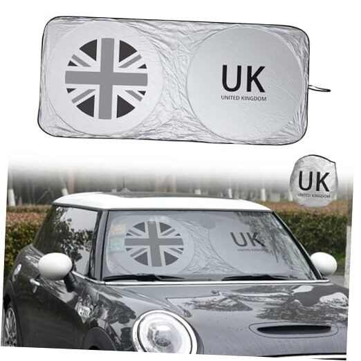  Windshield Sunshade Cover Compatible with Mini Cooper Gray
