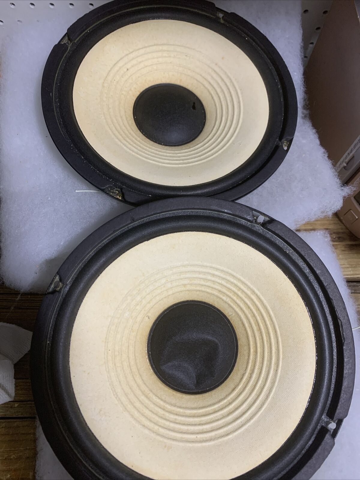 SANSUI S-660P Genuine 10” SUBWOOFER Speakers with Original Foam (read) 1 pair