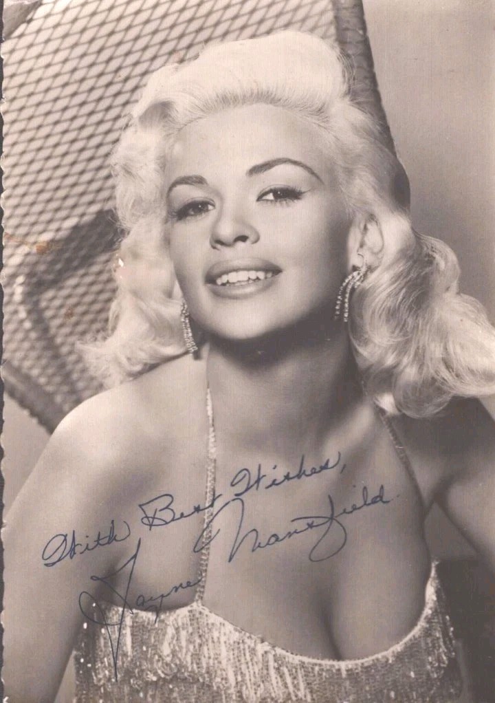   Jayne Mansfield 🔥 8x10 Signed Autograph Reprint FAST FREE SHIPPING !