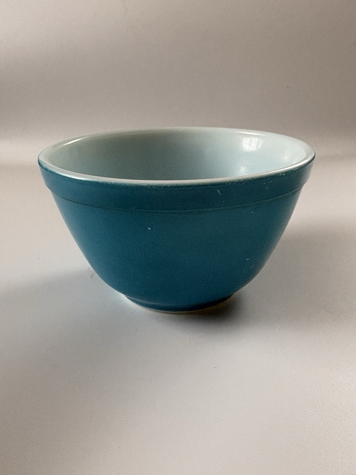 Vintage Pyrex Primary Blue #401 Small Nesting Mixing Bowl 1-1/2 Pint