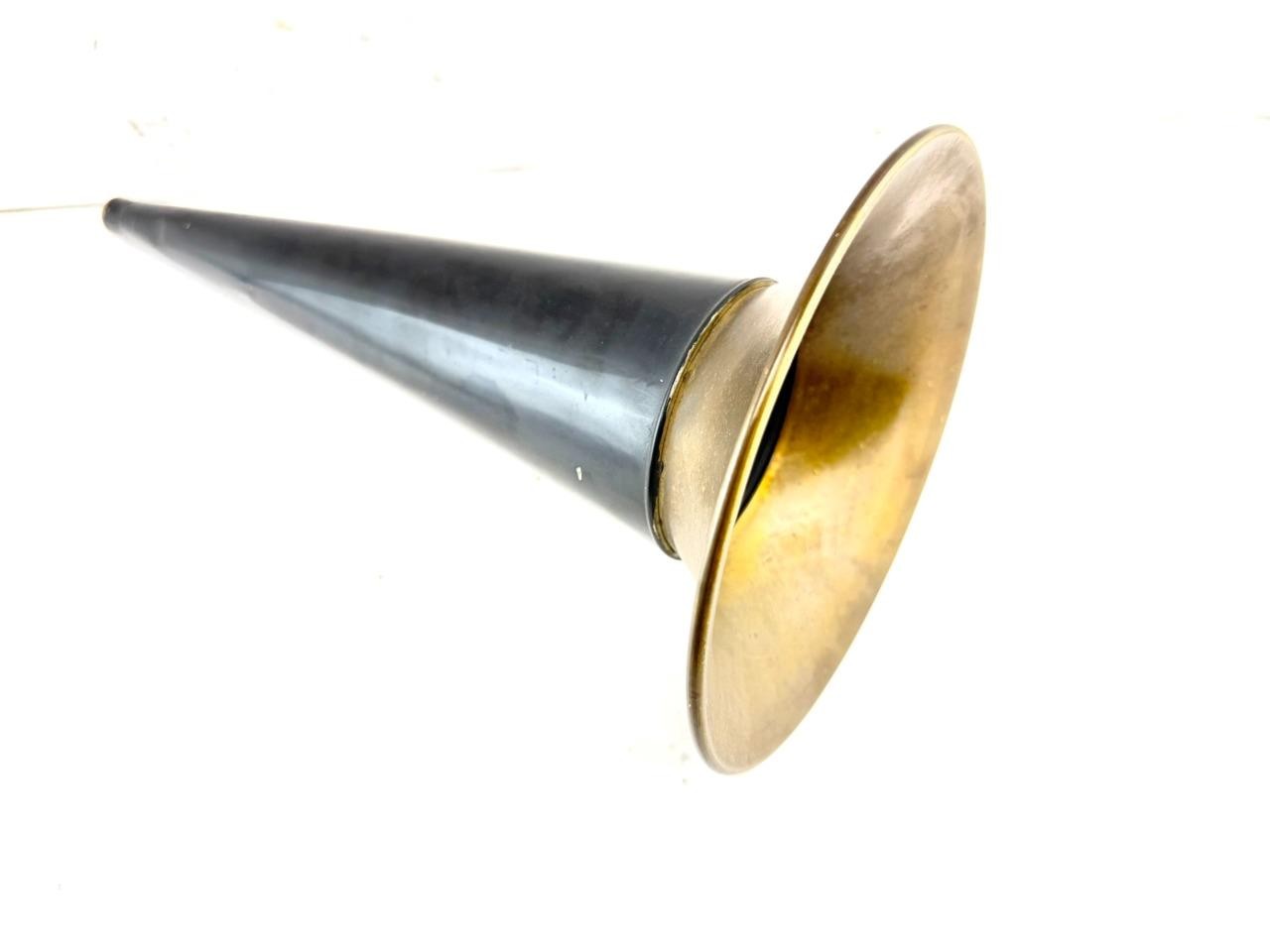 Older Reproduction 13 1/2" Witches Hat Horn for Edison/Columbia Phonographs