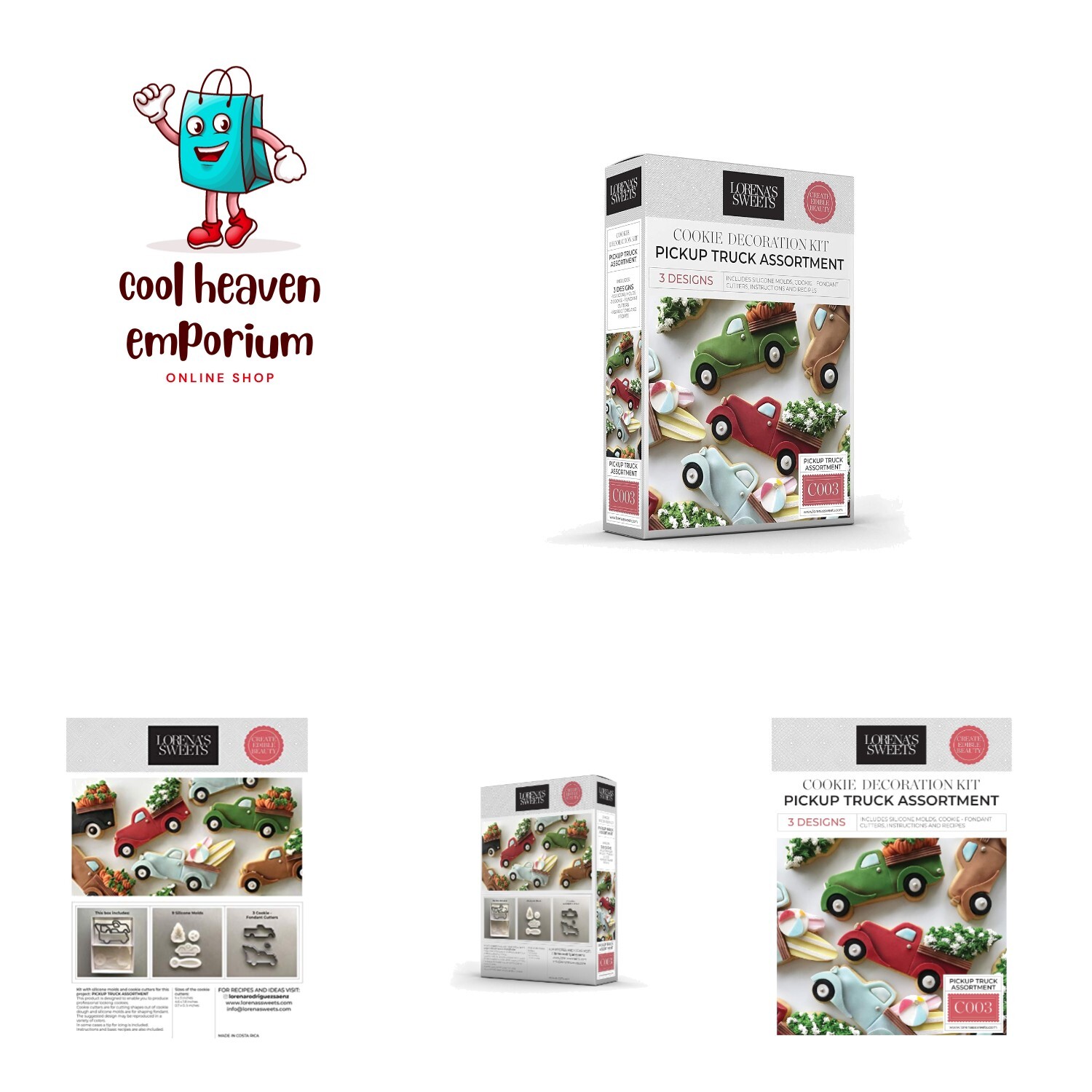 Cookie Decoration Kit Pickup Truck