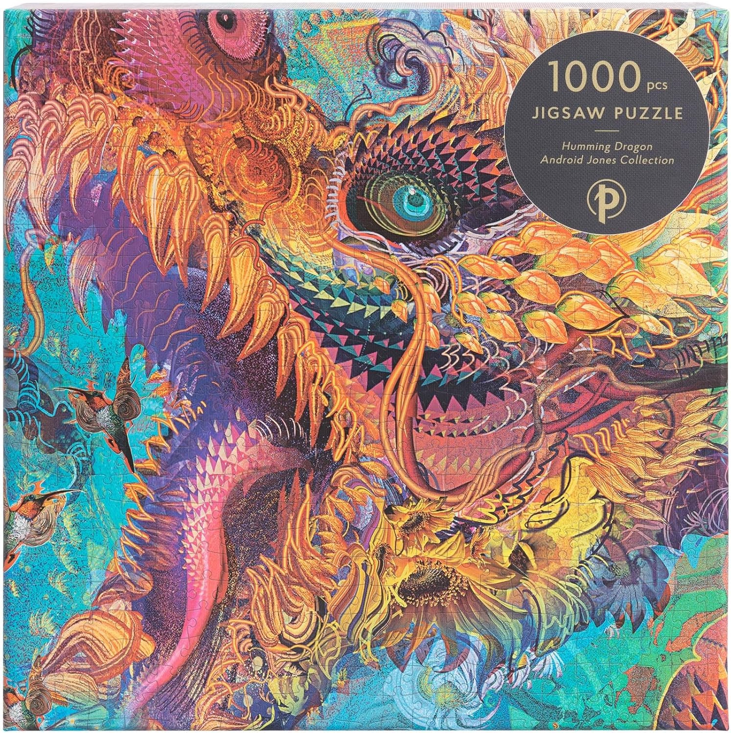 Humming Dragon 1000 Piece Jigsaw Puzzle by  (Android Jones Collection)