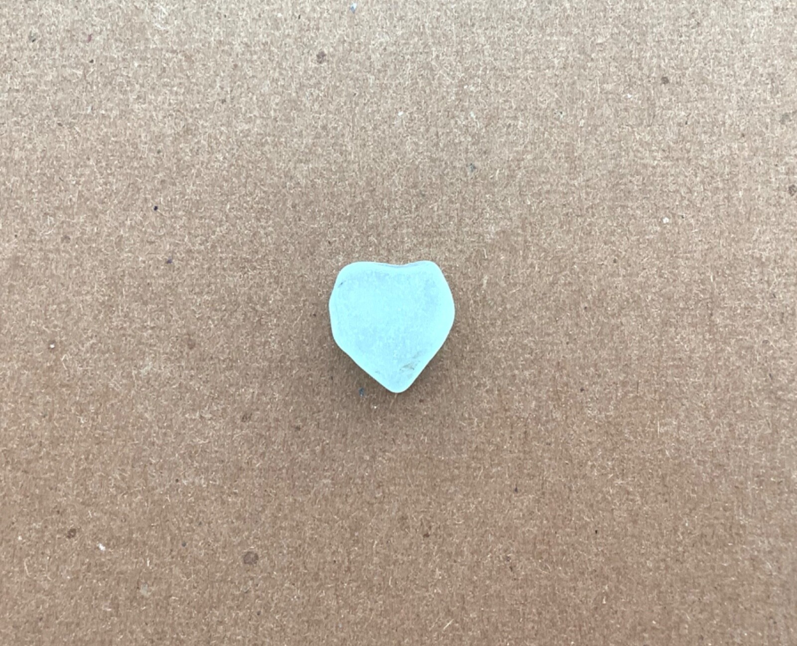 Natural Heart Sea Glass Beach Aqua Seaglass Mothers Day Craft Surf Tumbled G ❤️