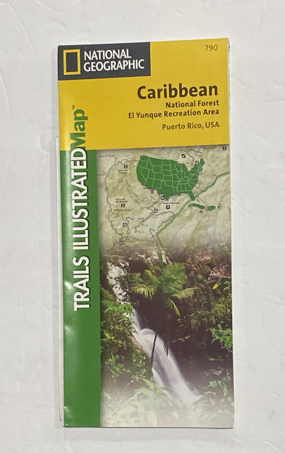 National Geographic Trails Illustrated PR Caribbean National Forest Map 790