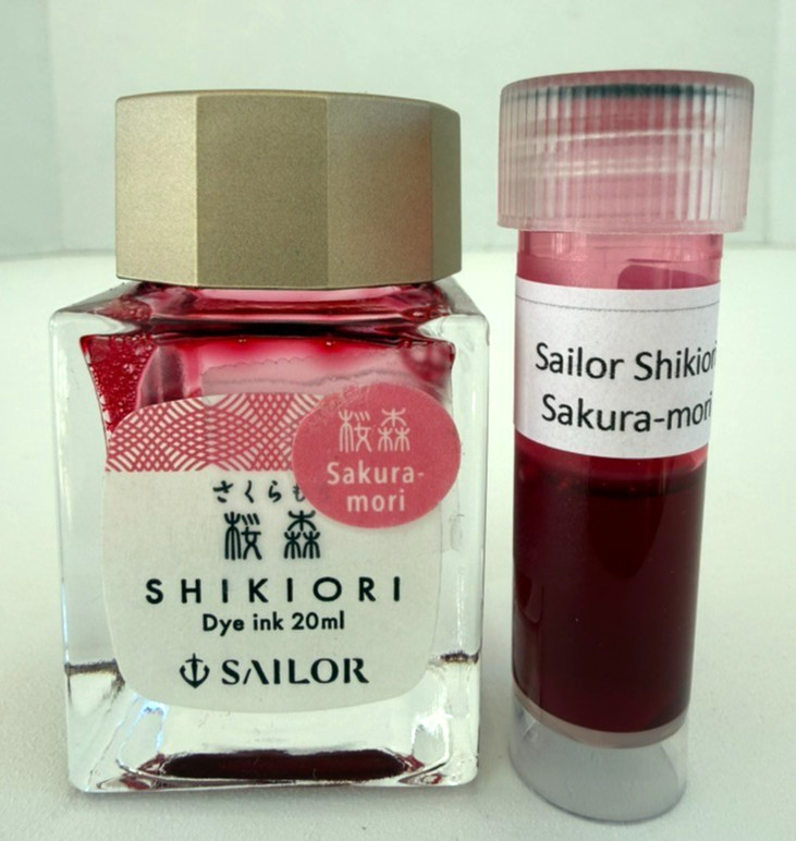 Sailor Shikiori "Sakura Mori" Pink Ink - 1 Vial of 3ml Ink Sample Only