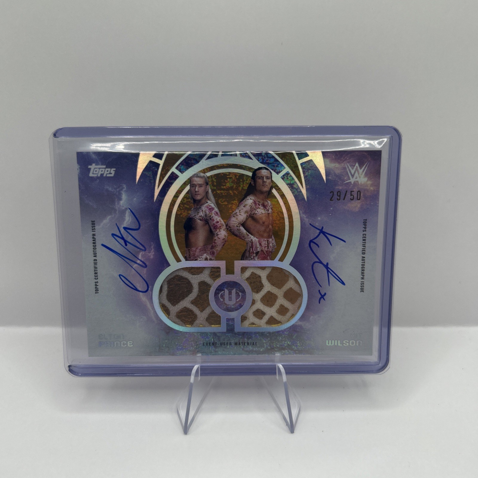 2025 Topps Universe Elton Prince And Kit Wilson Auto Relic /50