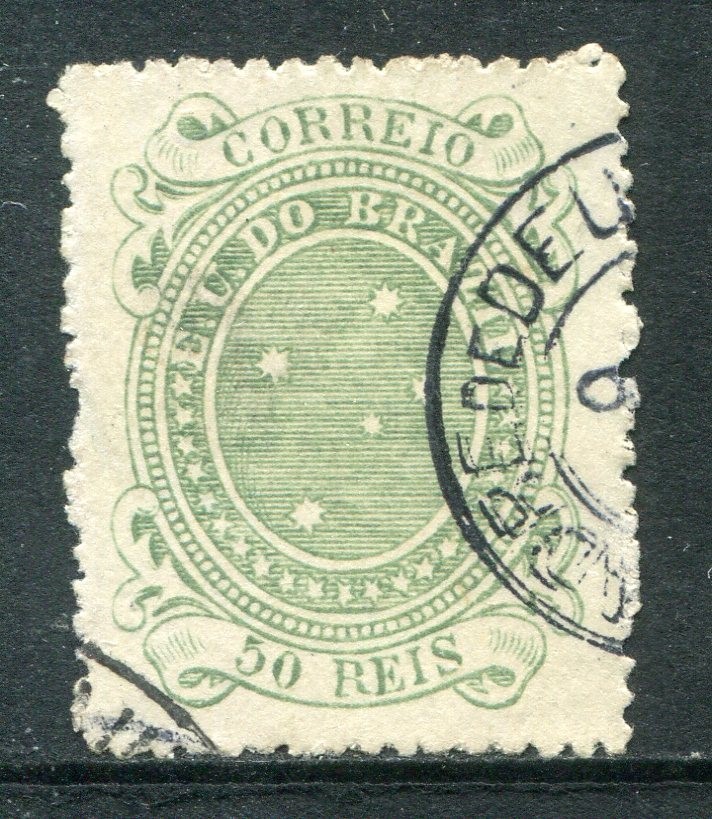 Brazil #100a Stars 50 R. [Used]