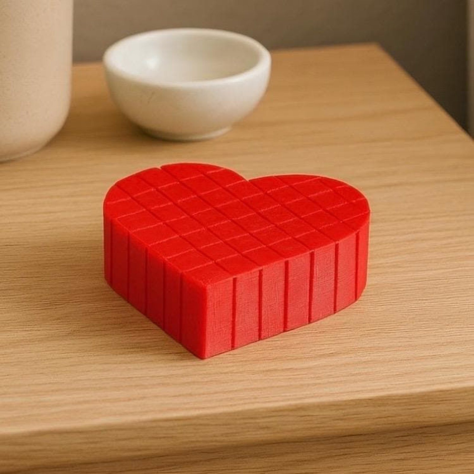 Flexi Heart Fidget – 3D Printed Articulated Heart Desk Toy Love Gift