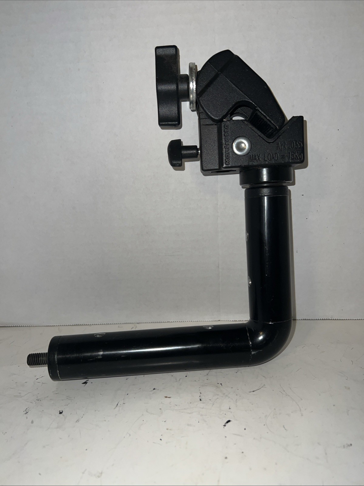 Black Manfrotto Art 035 Pipe Clamp Max Load 15KG/33LB ITALY Removable Arm C