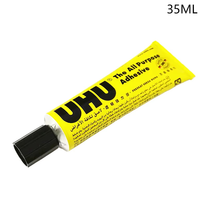 UHU 35/60ML All Purpose Transparent Adhesive Glue Extra Strong Clear Glue Handma